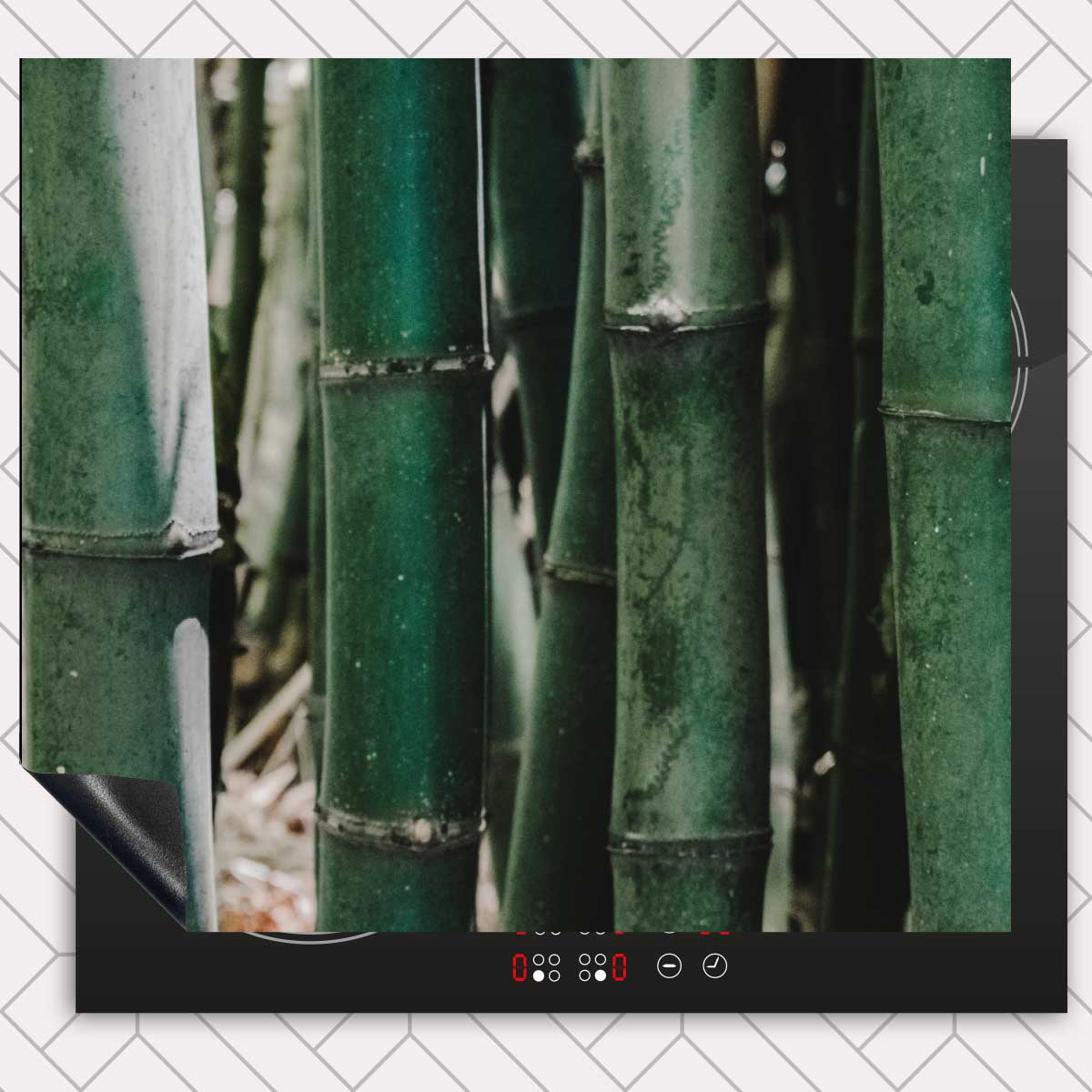 Inductie beschermer - Groene Bamboe