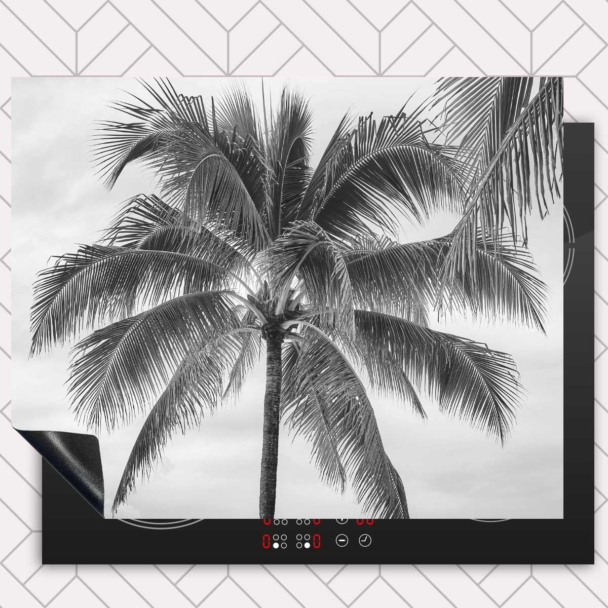 Inductie beschermer - Palmboom