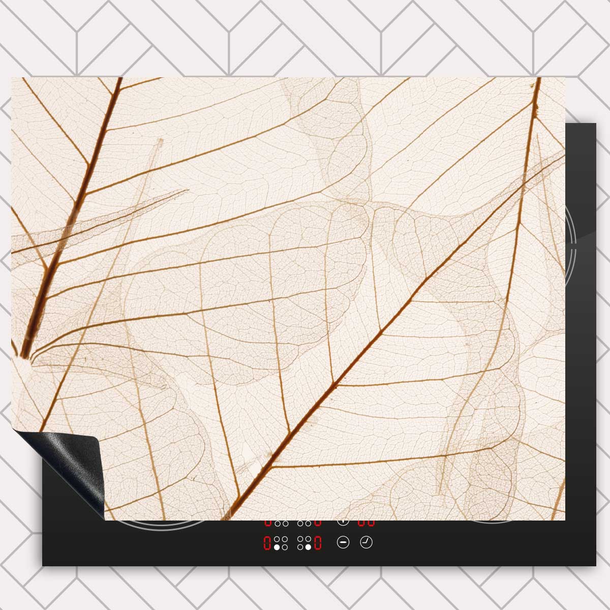 Inductie beschermer - Close-up van bladeren