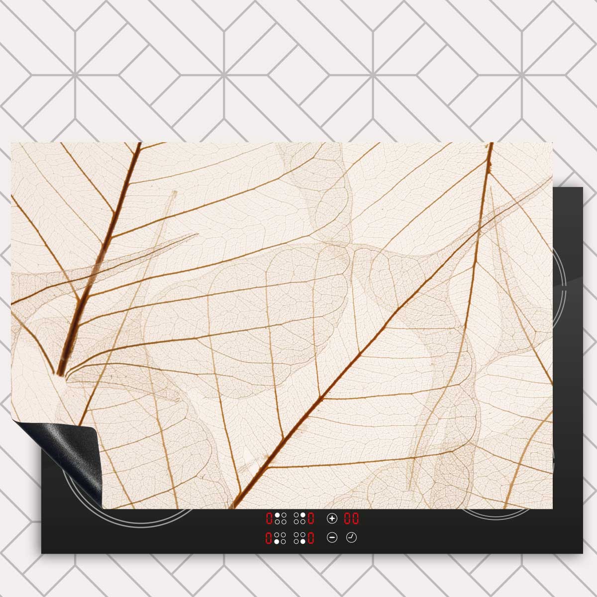 Inductie beschermer - Close-up van bladeren