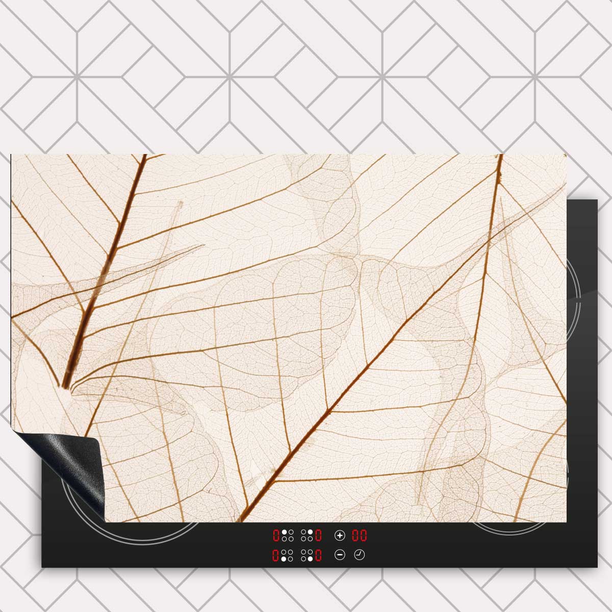 Inductie beschermer - Close-up van bladeren