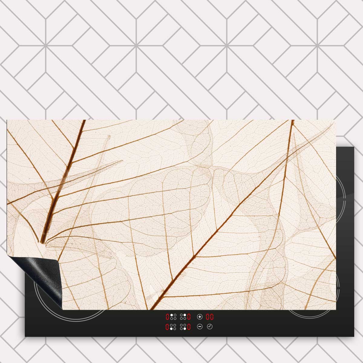 Inductie beschermer - Close-up van bladeren