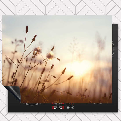 Inductie beschermer - Dandelion zonsondergang