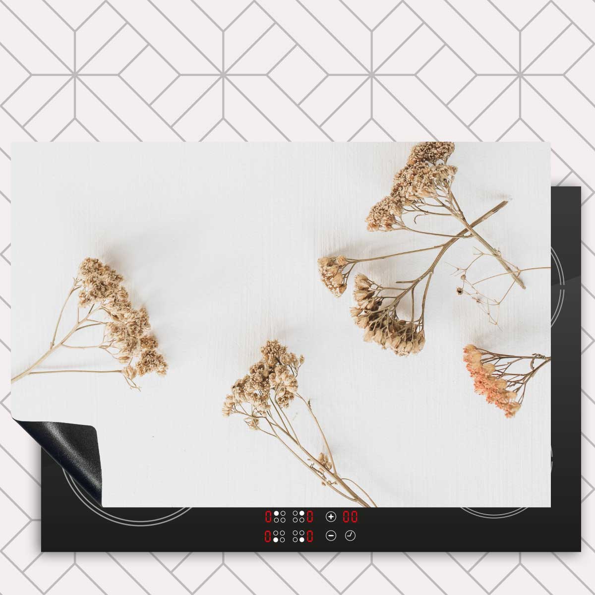 Inductie beschermer - Droogbloemen