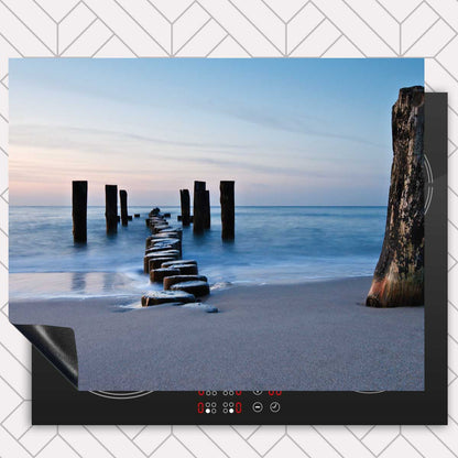 Inductie beschermer - Golfbreker op het strand