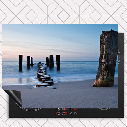 Inductie beschermer - Golfbreker op het strand