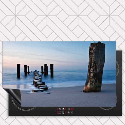 Inductie beschermer - Golfbreker op het strand