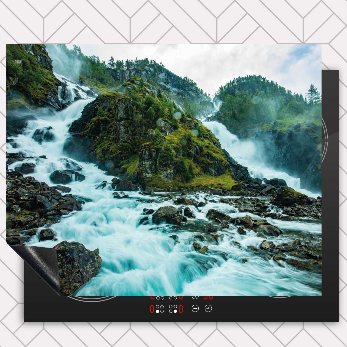 Inductie beschermer - Noordse waterval