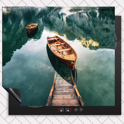 Inductie beschermer - Boten op een meer