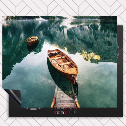 Inductie beschermer - Boten op een meer