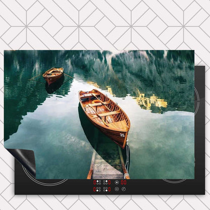 Inductie beschermer - Boten op een meer