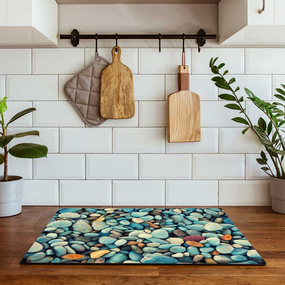 Inductie beschermer - Stenen strand