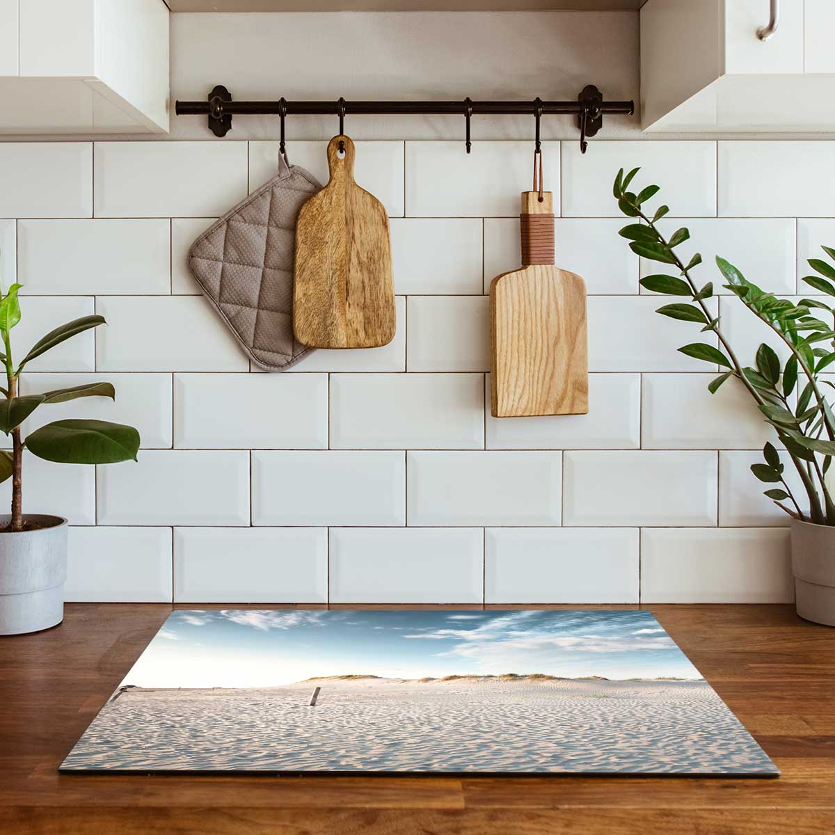 Inductie beschermer - Zandduin zonsondergang