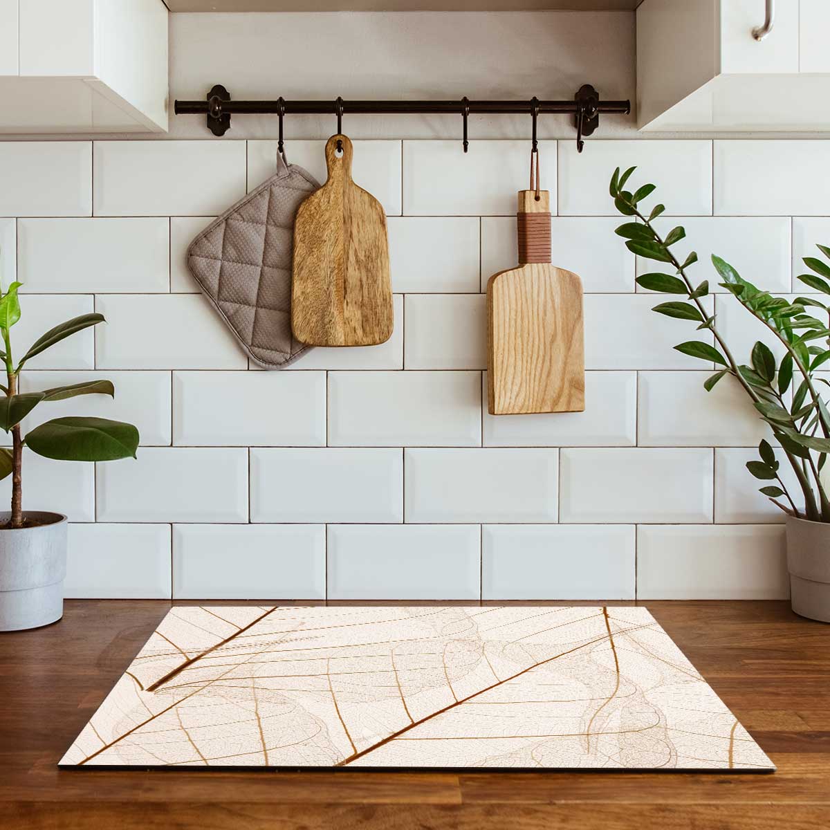 Inductie beschermer - Close-up van bladeren