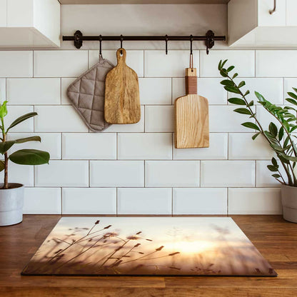 Inductie beschermer - Dandelion zonsondergang