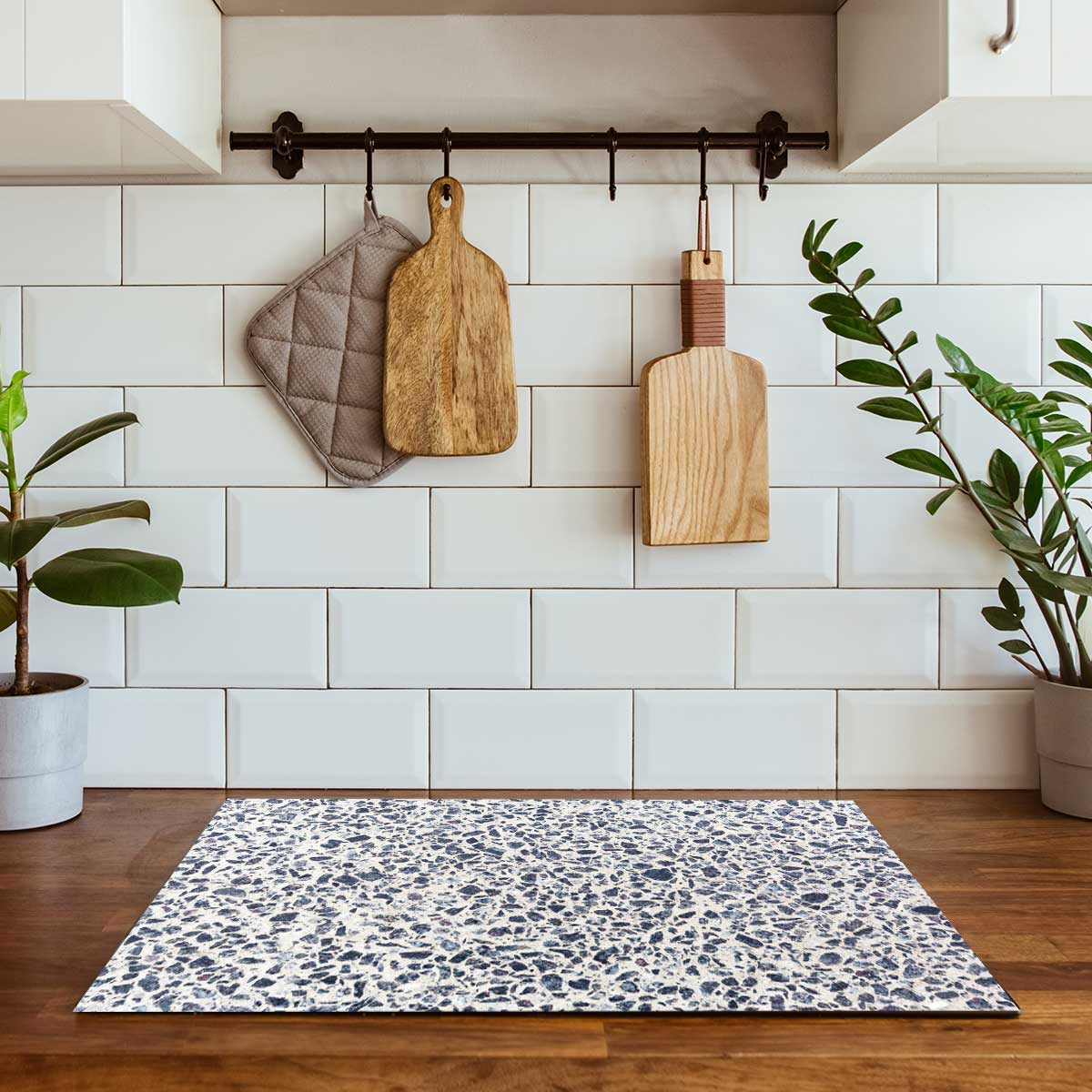 Inductie beschermer - Terrazzo Calm Stone