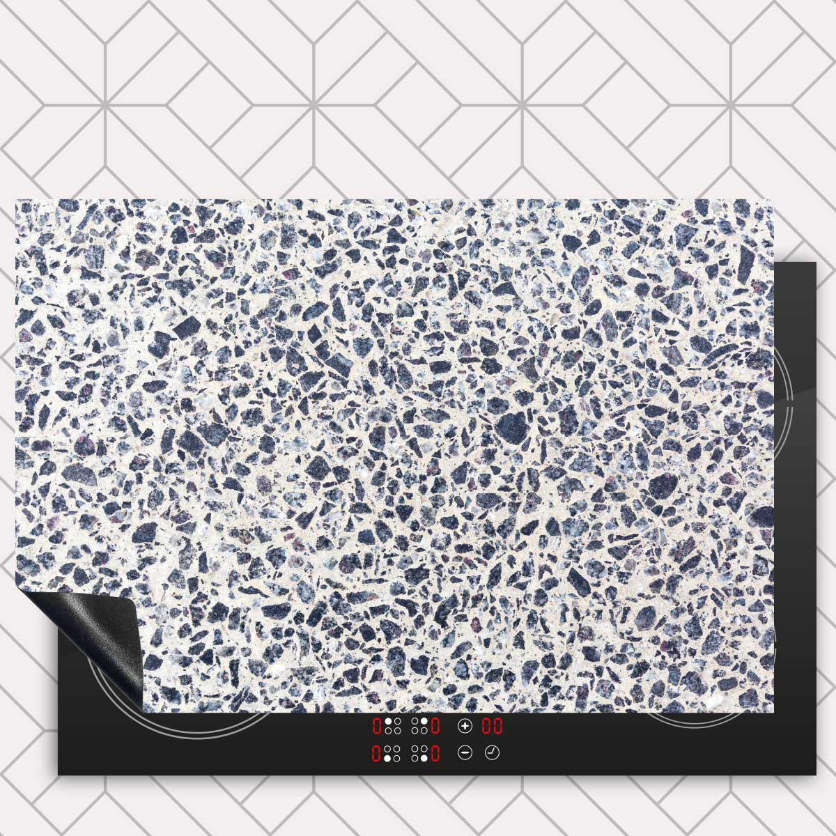 Inductie beschermer - Terrazzo Calm Stone