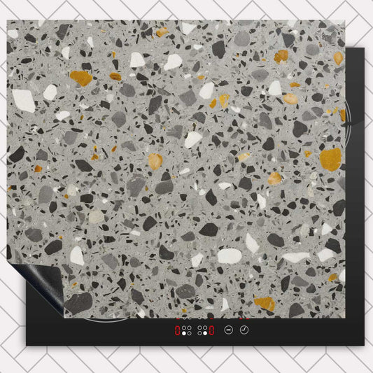 Inductie beschermer - Terrazzo Noir Deluxe