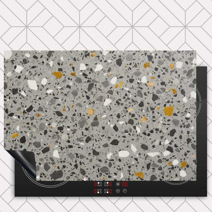 Inductie beschermer - Terrazzo Noir Deluxe