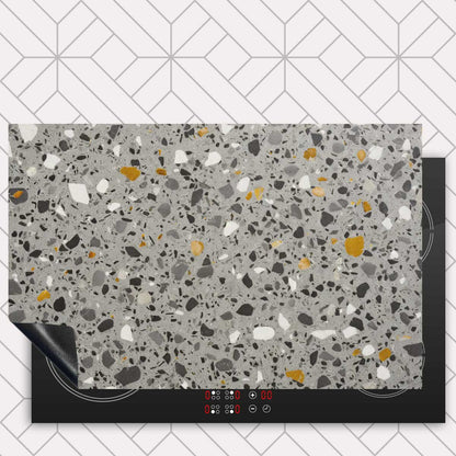 Inductie beschermer - Terrazzo Noir Deluxe