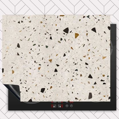 Inductie beschermer - Terrazzo Milano Beige