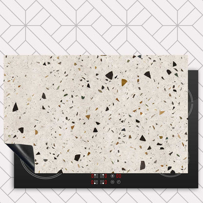 Inductie beschermer - Terrazzo Milano Beige