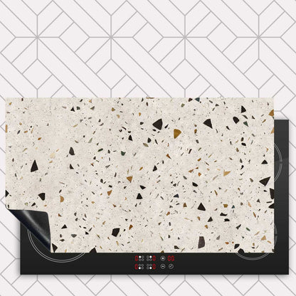 Inductie beschermer - Terrazzo Milano Beige