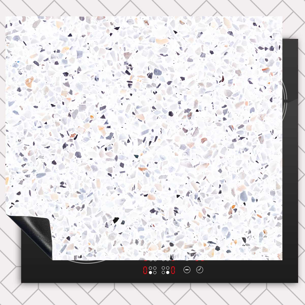 Inductie beschermer - Terrazzo Urban Light