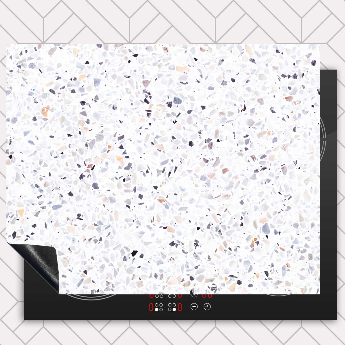 Inductie beschermer - Terrazzo Urban Light
