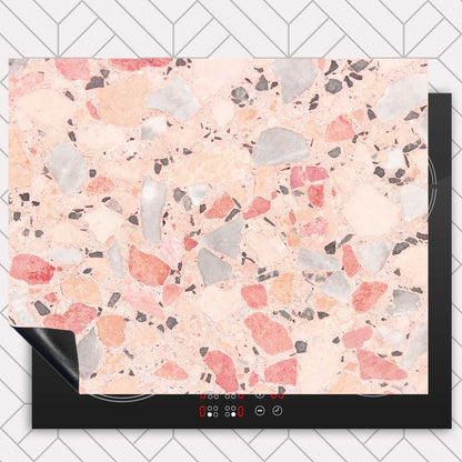 Inductie beschermer - Terrazzo Pink Deluxe