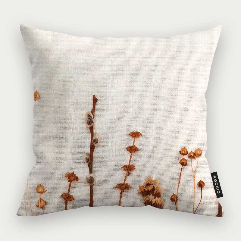Sierkussen - Droogbloemen Natuurlijke Rust