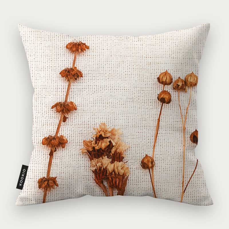 Sierkussen - Droogbloemen Natuurlijke Rust