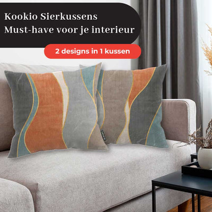 Sierkussen - Abstracte golven