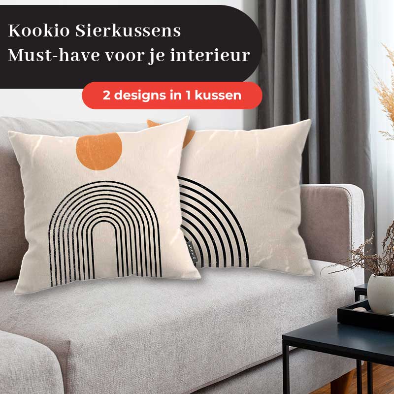 Sierkussen - Boho Regenboog