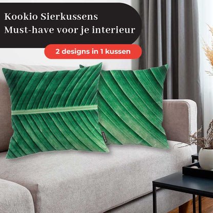 Sierkussen - Groen blad