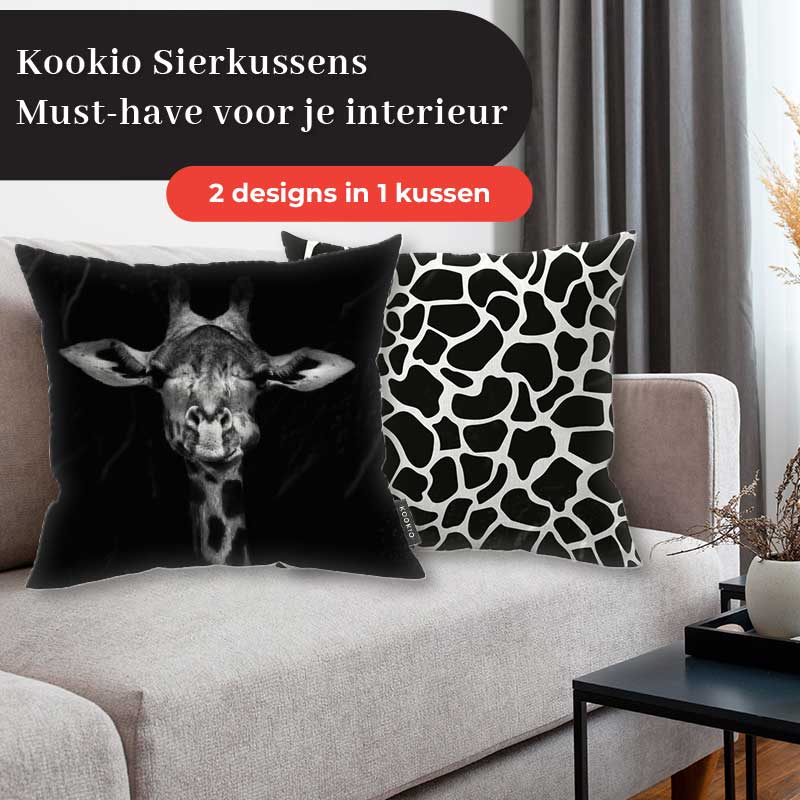 Sierkussen dieren - Giraf