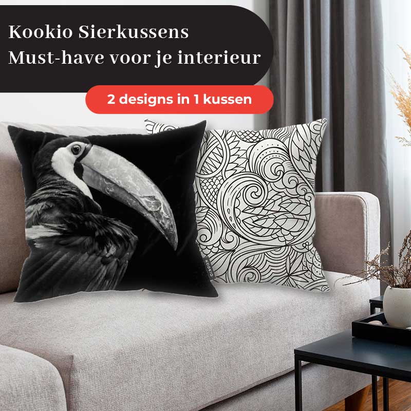 Sierkussen dieren - Toekan