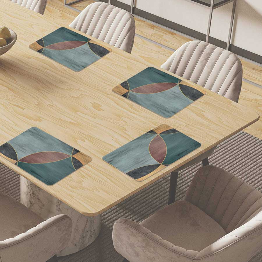 Placemat - Overlappende cirkels