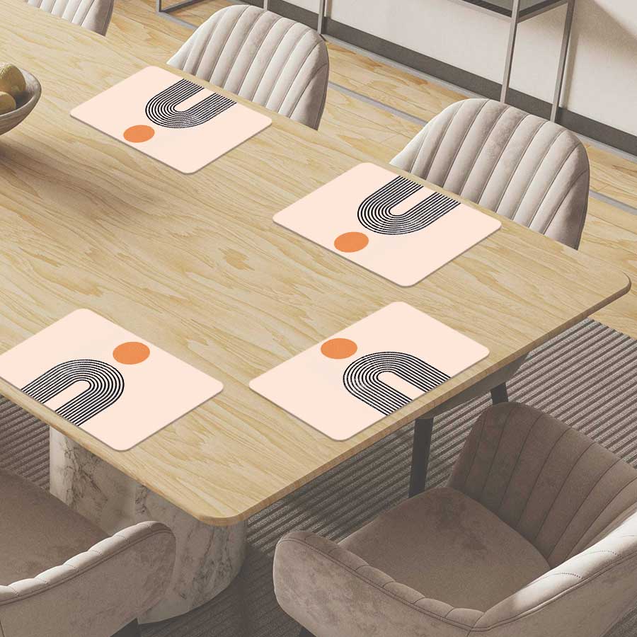 Placemat - Boho Regenboog