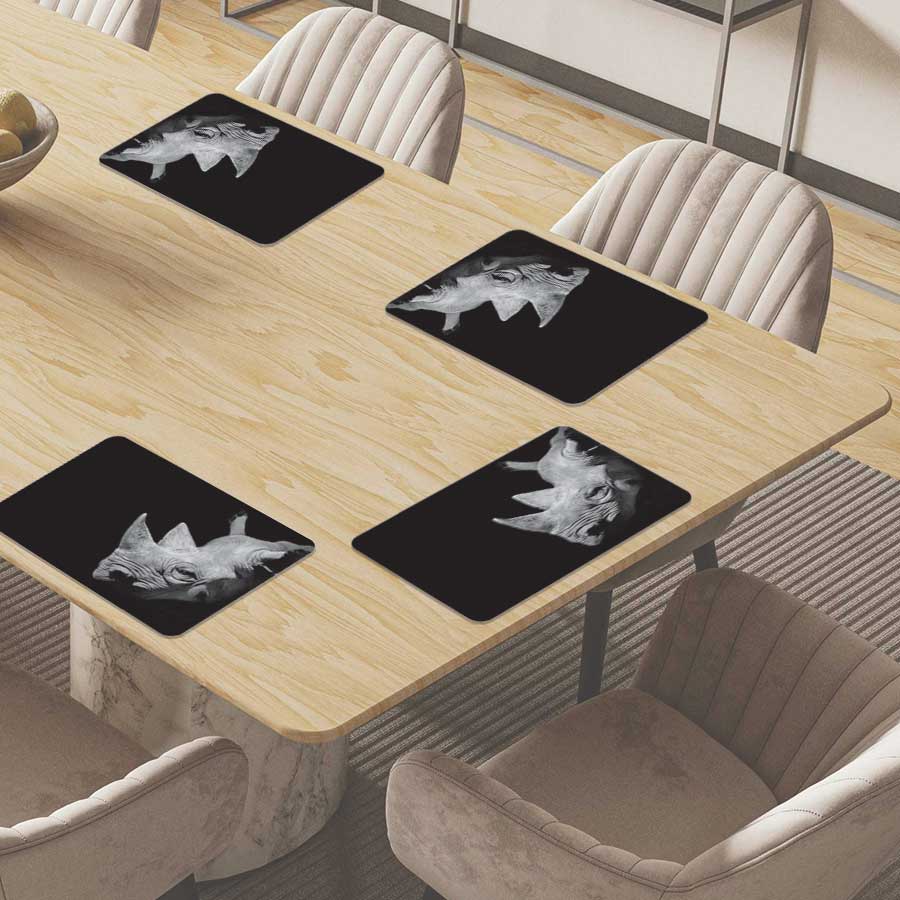 Placemat - Neushoorn