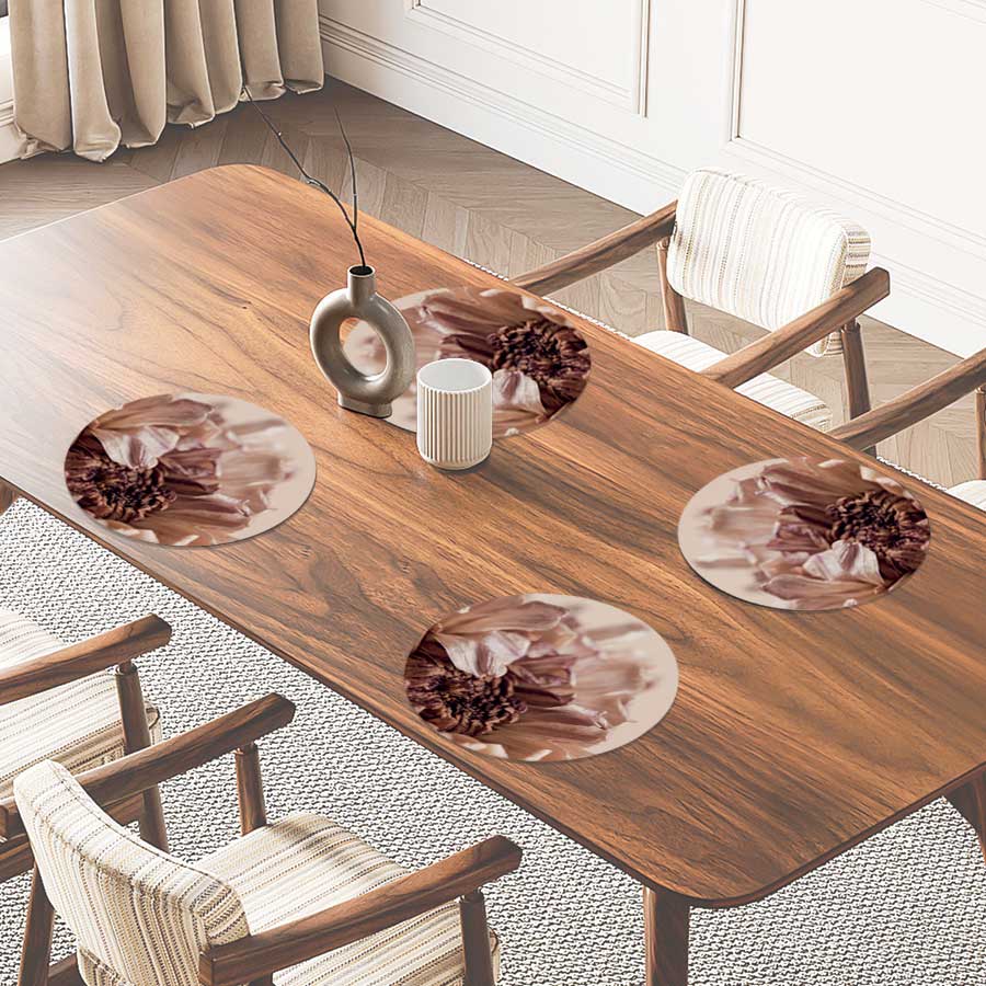 Placemat - Gedroogde chrysant