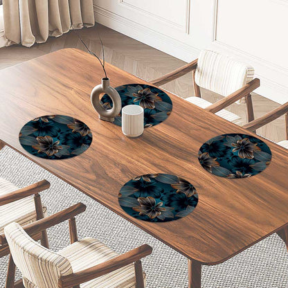 Placemat - Gouden bloemen