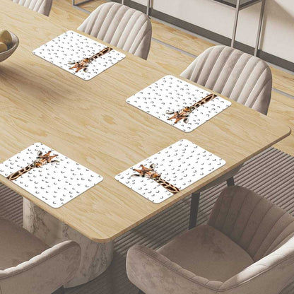 Placemat - Funny giraf fugler