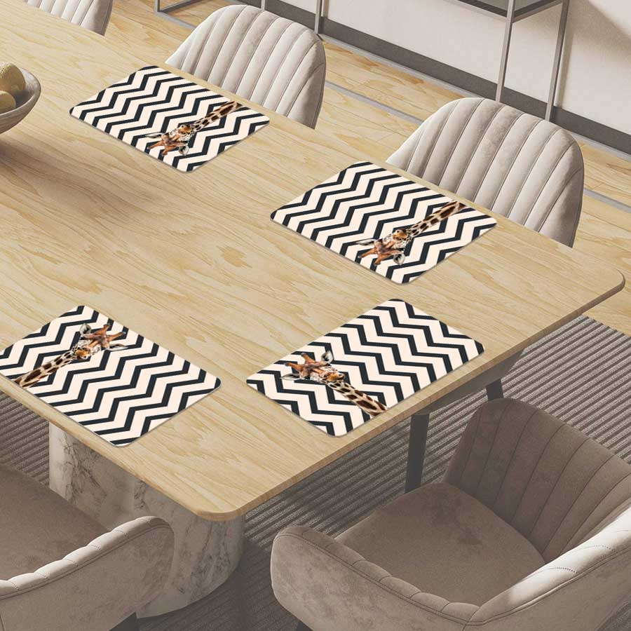 Placemat - Funny giraf zigzag