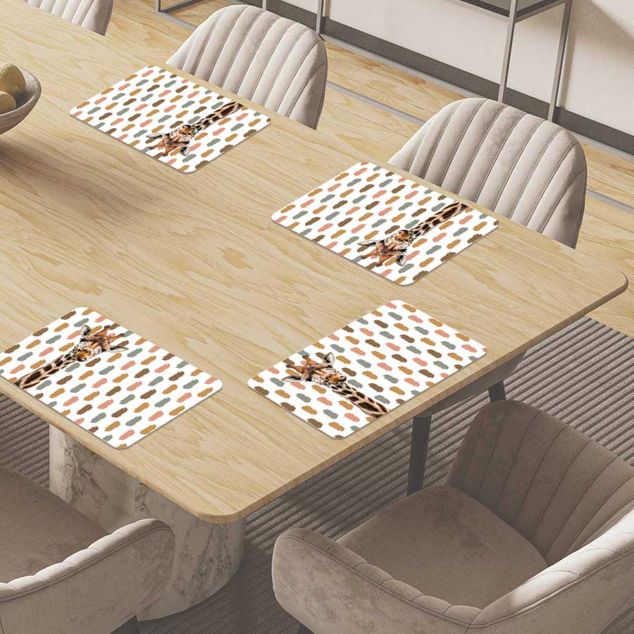 Placemat - Funny giraf vlekken