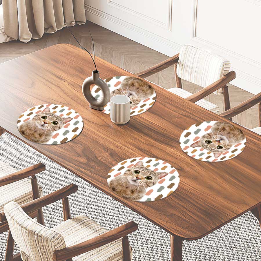 Placemat - Funny kat vlekken