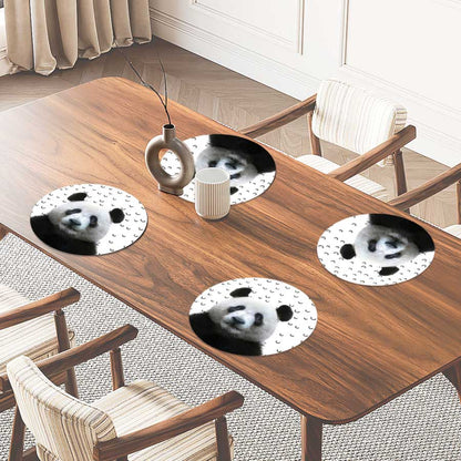Placemat - Funny panda fugler