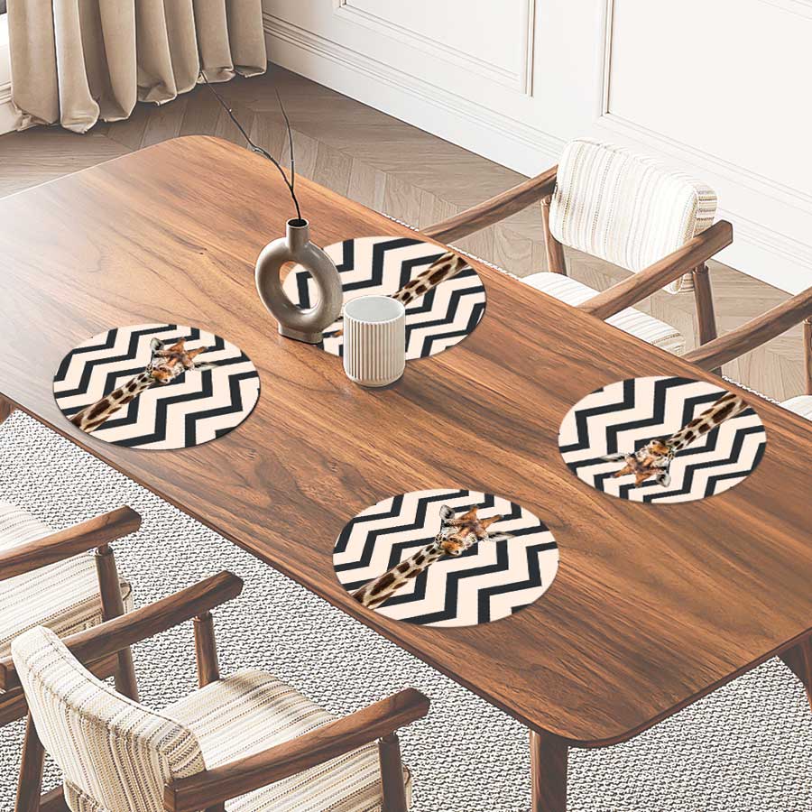 Placemat - Funny giraf zigzag