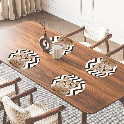 Placemat - Funny kat zigzag