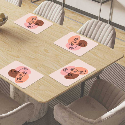 Placemat - Portret van twee vrouwen